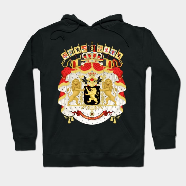 Coat of arms of Belgium Hoodie by Wickedcartoons